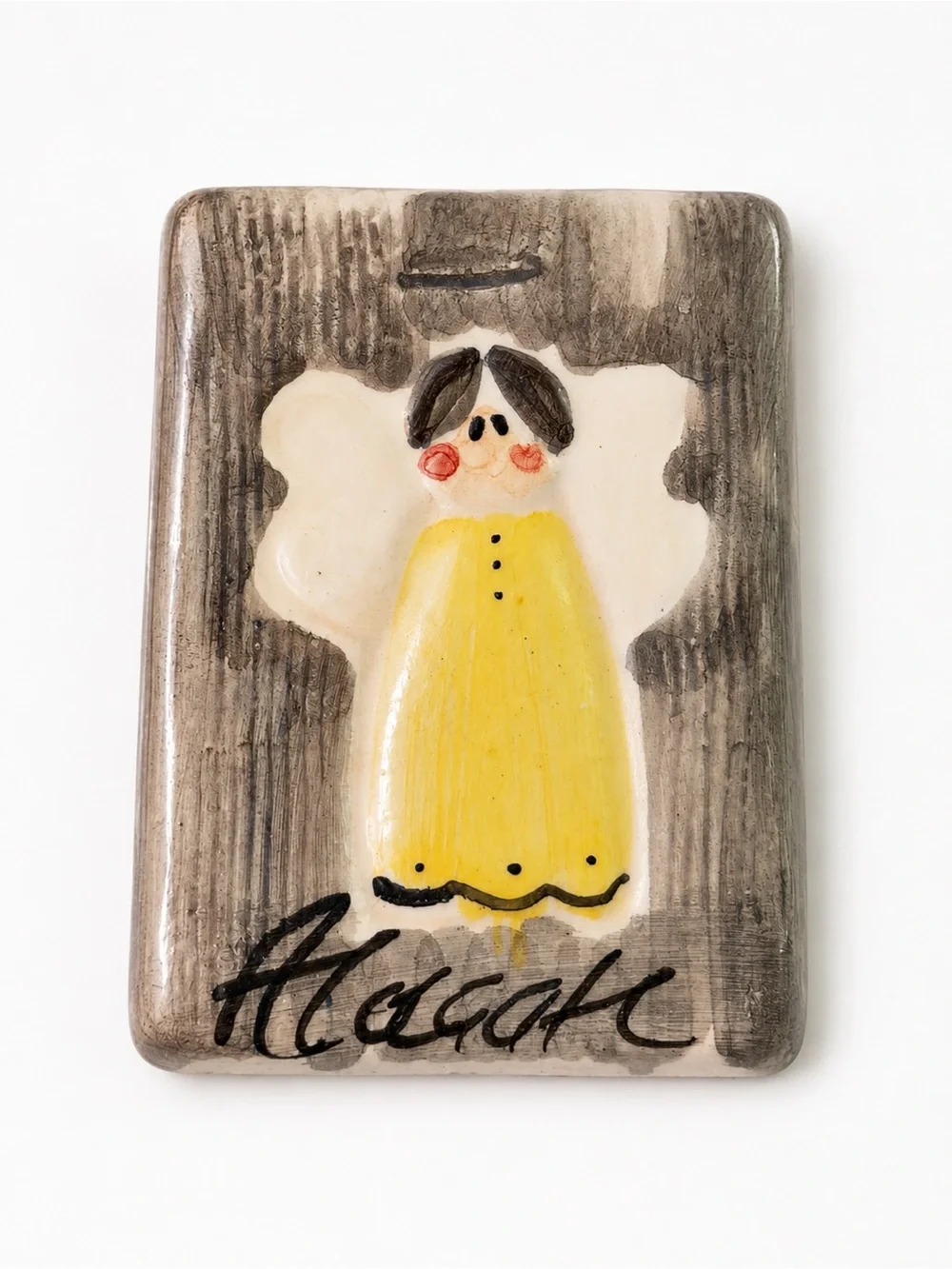 Alaçatı Turkey Ceramic Angel Fridge Magnet Folk Art Souvenir